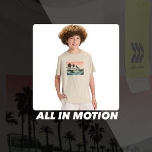 NWT All In Motion Palm Tree Graphic Tee
